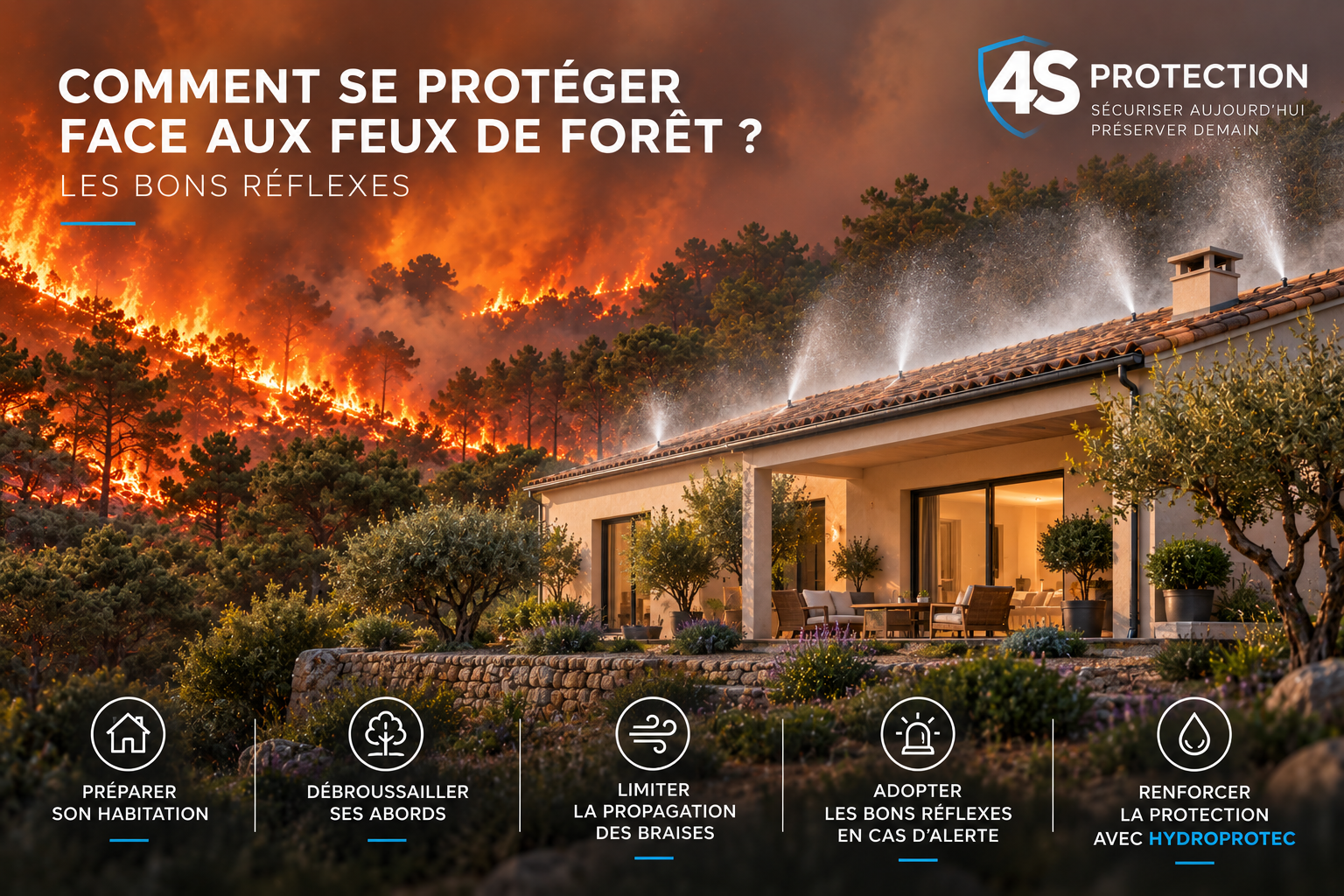 You are currently viewing Comment se protéger face aux feux de forêt ? Les bons réflexes