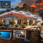 HydroProtec : la technologie derrière la protection active d’une habitation face aux feux de forêt